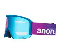 Anon - Nesa Pink Denim Perceive Variable Blue + Perceive Cloudy Burst - Goggles