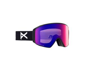 Anon - Ski goggles - M4S Cylindrical Black/Perceive Sun Red in Silicone Black one size