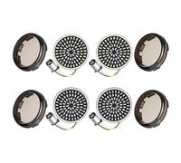 ANONEMOTO 2 inch Turn Signals, 81 LEDs Front Rear Turn Signal with 4 Smoked Len Cover Fit for Harley Touring Street Glide Road King Road Glide Road King Dyna Sportster Iron 883 1200 Softail 1986-2024
