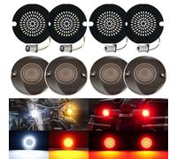 ANONEMOTO Brightness 1157 1156 LED Turn Signals 3 1/4 Inch Compatible for Harley Electra Glide Road King Softail Tour Glide Ultra Limited Turn Signal Led Lights Brake Lights 1986-2024