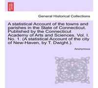 Anonymous A statistical Account of the towns & parishes in the State of Anonymous Multicolor