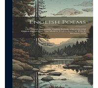 Anonymous English Poems: Old English & Middle English Periods, 450-1550 Anonymous Multicolor