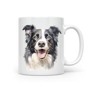 Anonymous Gifting Border Collie Hand Printed Dog Mug - Beautiful Glossy Printed Mug