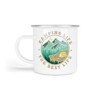 Anonymous Gifting Camping Enamel Mug, One Size, Camping Life, Camping Gift for Dad, Grandad Birthday Christmas Father's Day