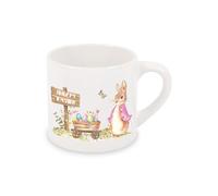Anonymous Gifting Easter Joy: Hand-Printed 6oz Children's Polymer Mug Featuring Peter Rabbit - Pink Jacket