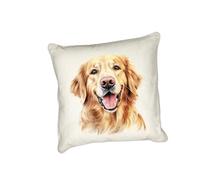 Anonymous Gifting Golden Rretriever - Watercolour dog printed cushion cover - perfect for dog lovers