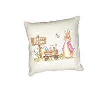Anonymous Gifting Peter Rabbit Easter cushion cover - Nursery, playroom, bedroom, children's pillow - Pink Jacket