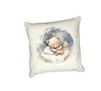 Anonymous Gifting Sleepy Teddy Bear cushion cover - Ted 12 - Nursery, playroom, bedroom, children's pillow