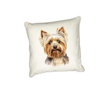 Anonymous Gifting Yorkshire Terrier - Watercolour dog printed cushion cover - perfect for dog lovers