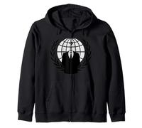 Anonymous Global T-shirt We are Legion Hacking PC shirt Zip Hoodie