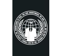 Anonymous Guy Fawkes We Are Anonymous: notebook, notebook journal beautiful , simple, impressive,size 6x9 inches, 114 paperback pages