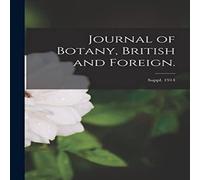 Anonymous Journal of Botany, British & Foreign.; Suppl. 1914 Paperback Book Anonymous Multicolor