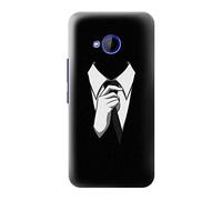 Anonymous Man in Black Suit Case Cover For HTC U11 Life