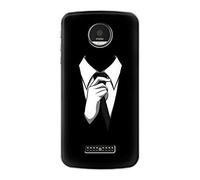Anonymous Man in Black Suit Case Cover For Motorola Moto Z