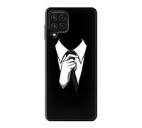 Anonymous Man in Black Suit Case Cover For Samsung Galaxy A22 4G