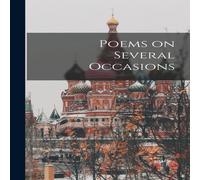 Anonymous Poems on Several Occasions Hardcover Book Anonymous Multicolor