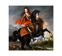 Anonymous Portrait King William III England Painting Premium Wall Art Canvas Print 24X24 Inch