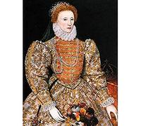 Anonymous Portrait Queen Elizabeth England Painting Art Print Canvas Premium Wall Decor Poster Mural