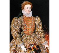 Anonymous Portrait Queen Elizabeth England Painting Unframed Wall Art Print Poster Home Decor Premium