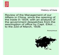 Anonymous Review of the Management of our Affairs in China, since the Anonymous Multicolor
