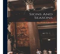 Anonymous Signs & Seasons Paperback Book Anonymous Multicolor