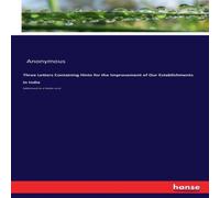 Anonymous Three Letters Containing Hints for the Improvement of Our Anonymous Multicolor