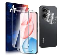 Anoowkoa 2+2 Pack for Honor 400 5G Screen Protectors and Camera Lens Protectors Guard Tempered Glass Film, Anti Fingerprints Protective Film