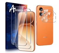 Anoowkoa 2+2 Pack for Honor 600 5G Screen Protectors and Camera Lens Protectors Guard Tempered Glass Film, Anti Fingerprints Protective Film