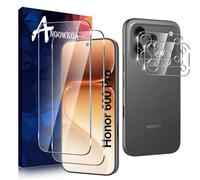 Anoowkoa 2+2 Pack for Honor 600 Pro 5G Screen Protectors and Camera Lens Protectors Guard Tempered Glass Film, Anti Fingerprints Protective Film