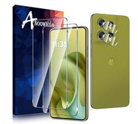 Anoowkoa 2+2 Pack for Motorola Moto G86 5G Screen Protectors and Camera Lens Protectors Guard Tempered Glass Film, Anti Fingerprints Protective Film