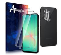 Anoowkoa 2+2 Pack for Samsung Galaxy A26 5G Screen Protectors and Camera Lens Protectors Guard Tempered Glass Film, Anti Fingerprints Protective Film