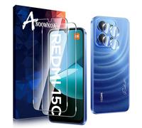 Anoowkoa 2+2 Pack for Xiaomi Redmi 15C/Poco C85 Screen Protectors and Camera Lens Protectors Guard Tempered Glass Film, Anti Fingerprints Protective Film