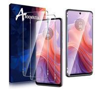 Anoowkoa 2 Pack Premium Screen Protector for Motorola Moto E14/Moto G24 Tempered Glass Film Guard Cover-Genuine Glass-One-Push Super Easy Installation
