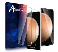 Anoowkoa 2 Pack Premium Screen Protector for Samsung Galaxy S23 FE Tempered Glass Film Guard Cover-Genuine Glass-One-Push Super Easy Installation