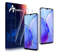 Anoowkoa 2 Pack Premium Screen Protector for VIVO Y17s Tempered Glass Film Guard Cover-Genuine Glass-One-Push Super Easy Installation