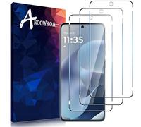 Anoowkoa 3 Pack Premium Screen Protector for Motorola Moto G17/Moto G05/G15/E15/G15 Power Tempered Glass Film Guard Cover-Genuine Glass-One-Push Super Easy Installation