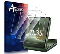 Anoowkoa 3 Pack Premium Screen Protector for Motorola Moto Razr 70 Plus/Moto Razr 70+ Tempered Glass Film Guard Cover-Genuine Glass-One-Push Super Easy Installation