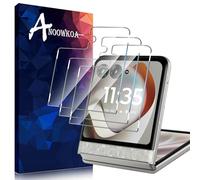 Anoowkoa 3 Pack Premium Screen Protector for Motorola Moto Razr 70 Tempered Glass Film Guard Cover-Genuine Glass-One-Push Super Easy Installation