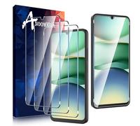 Anoowkoa 3 Pack Premium Screen Protector for Xiaomi Redmi A4/Redmi 14C/Poco C75 Tempered Glass Film Guard Cover-Genuine Glass-One-Push Super Easy Installation