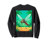 Anopheles mosquito thick stinger, deadly vector in tropics Sweatshirt