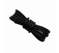 Anopo 2 Pairs Glitter Shoe Laces for Sneakers 4.5mm Round Bling Metallic Shoe String for High Tops Black 140cm