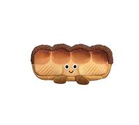 Anopo Bread Pencil Pouch Novelty Toast Baguette Bread Pencil Case Cute Kawaii Stationary Bag Smile Bread