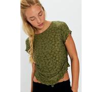 Anora Baby Tee at Free People in Summer Pine, Size: Medium - female