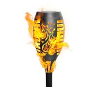 Anordsem Solar Garden Lights Outdoor: Flickering Dancing LED Beads Torch Lighting - Waterproof Flame Decorations for Pathway Yard - Gardening Gifts for Homeowners Women