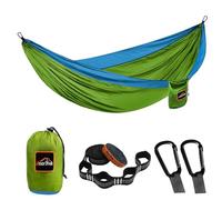 Anortrek Outdoor Hammock 1-Person 280x140 cm [250kg Load Capacity] Ultra-Light Camping Accessory with Tree Straps, Breathable Nylon Travel Hammock for Hiking & Garden