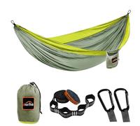 Anortrek Outdoor Hammock 1-Person 280x140 cm [250kg Load Capacity] Ultra-Light Camping Accessory with Tree Straps, Breathable Nylon Travel Hammock for Hiking & Garden