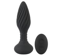 ANOS - Rotating Beaded Anal Vibrator (Black)