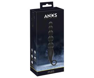 ANOS Sensations - Beaded Anal Vibrator (Black)
