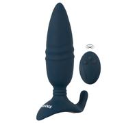 Anos RC Thrusting Shock Function Anal Vibrator Blue 4.1 cm