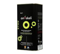 Anoskeli Extra Virgin Olive Oil 4 Litre Tin - Award Winning High Polyphenol Greek Olive Oil from Crete, Cold Extracted, PDO Certified, Koroneiki, 0.4% Acidity